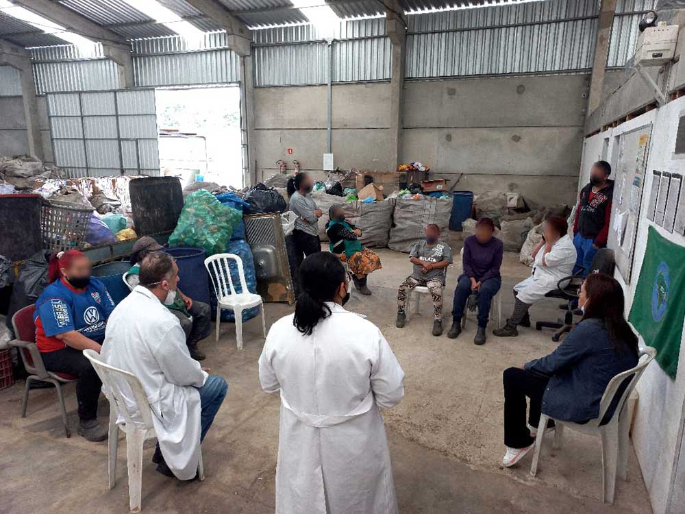 Projeto Resgate com catadores de reciclados